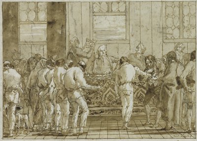 El juicio, c.1790 de Giovanni Battista Tiepolo