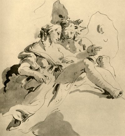 Céfiro y Flora de Giovanni Battista Tiepolo