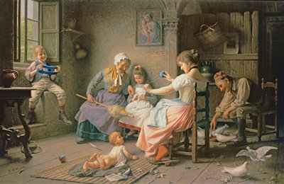 Ayudando a mamá de Giovanni Battista Torriglia