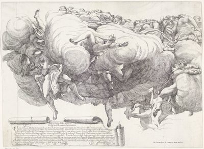 Asunción de María (parte izquierda) de Giovanni Battista Vanni