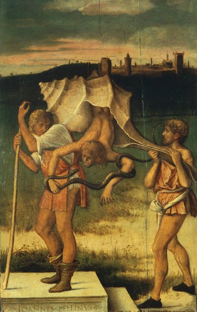 Alegoría Cotilleo malicioso (o calumnia) de Giovanni Bellini