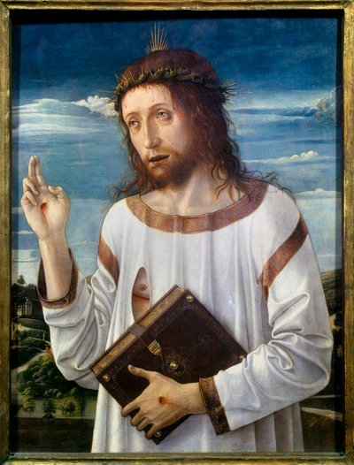 Cristo bendiciendo de Giovanni Bellini