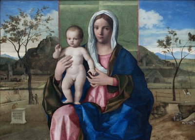 Bendición de la Virgen con el Niño de Giovanni Bellini