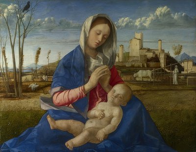 Madonna del prado. Alrededor de 1500 de Giovanni Bellini