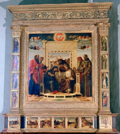Pala di Pesaro, c1474 de Giovanni Bellini