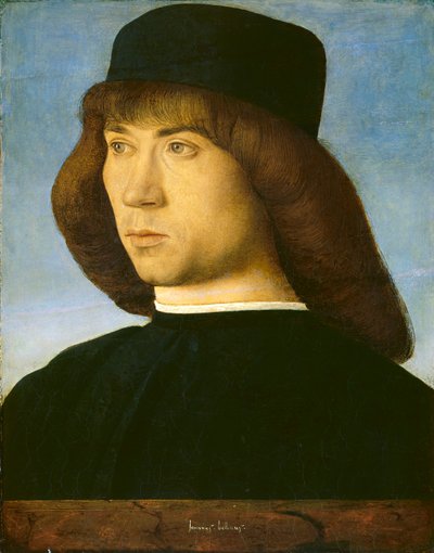Retrato de un joven de Giovanni Bellini