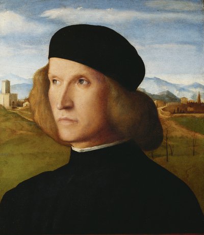 Retrato de un joven de Giovanni Bellini