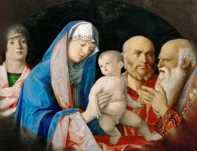 La presentación en el templo con Ana la profetisa de Giovanni Bellini