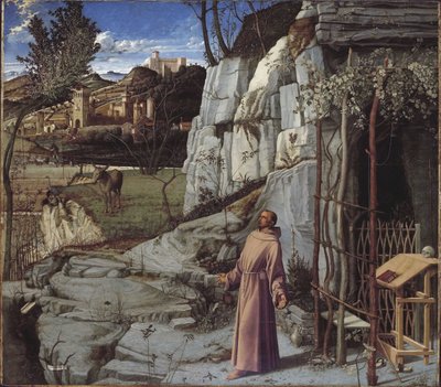 San Francisco en el desierto de Giovanni Bellini