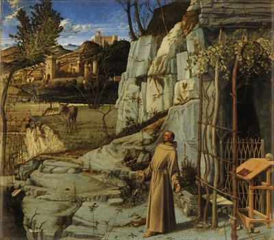 San Francisco en el Desierto de Giovanni Bellini