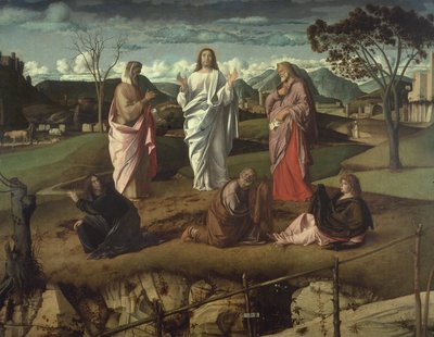 La transfiguración, 1485 de Giovanni Bellini
