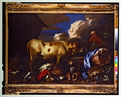 El Arca de Noé con animales de Giovanni Benedetto (1609 64) Castiglione