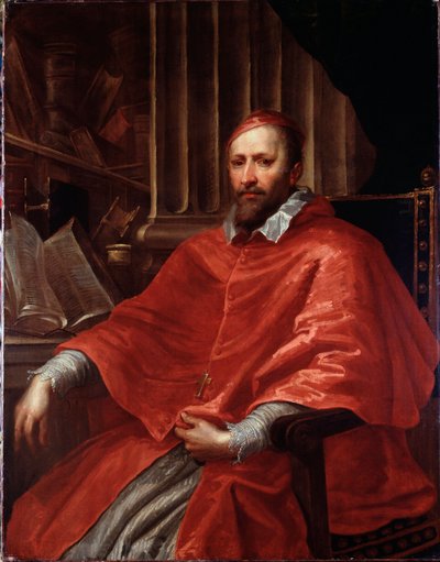 Retrato del cardenal italiano Ottaviano Raggi de Giovanni Benedetto Castiglione