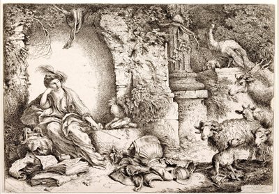 Circe transforma a los hombres de Ulises en bestias de Giovanni Benedetto Castiglione