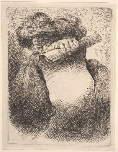 Hombre con un pergamino de Giovanni Benedetto Castiglione