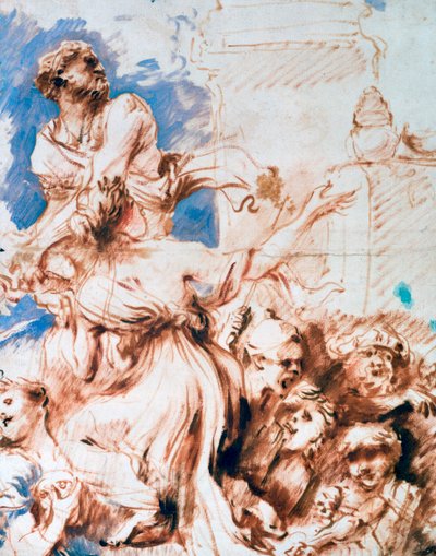 Pirra, c1635-1670 de Giovanni Benedetto Castiglione