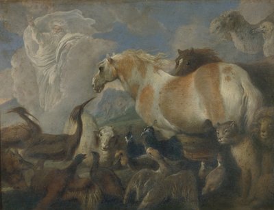 La Creación, mediados del siglo XVII de Giovanni Benedetto Castiglione
