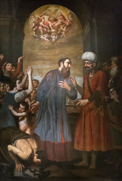 San Paulino libera al esclavo de Giovanni Bernardino Azzolini