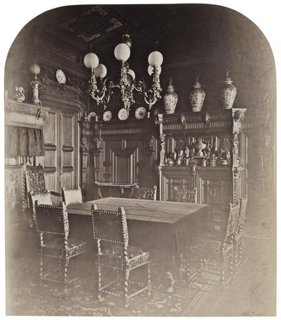 La casa de Iván Paskevich en el Malecón Inglés en Petersburgo. El comedor, década de 1860 de Giovanni Bianchi