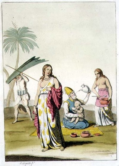 Familia india, de 