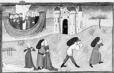 Decamerón,Tres parejas viajan a Creta; las desventuras de las tres parejas. Cuarto día, cuento 3 de Giovanni Boccaccio