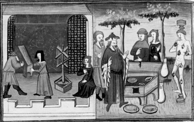 Decamerón, Ambrogiuolo es llevado a casa de Bernabó en un cajón; Ambrogiuolo es castigado por su engaño. Segundo día, cuento 9 de Giovanni Boccaccio