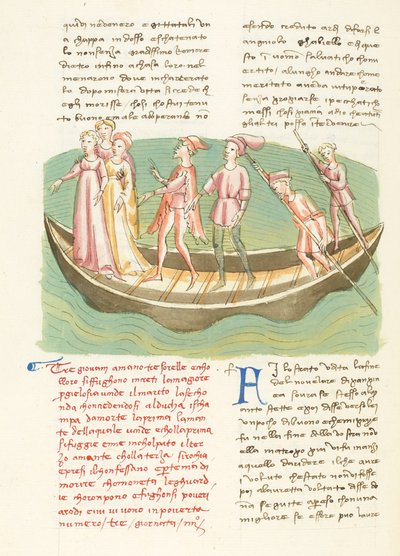 Decamerón, Entremetteur malgré lui - Ninette y sus hermanas navegando , Cuarto día, relato 3. de Giovanni Boccaccio