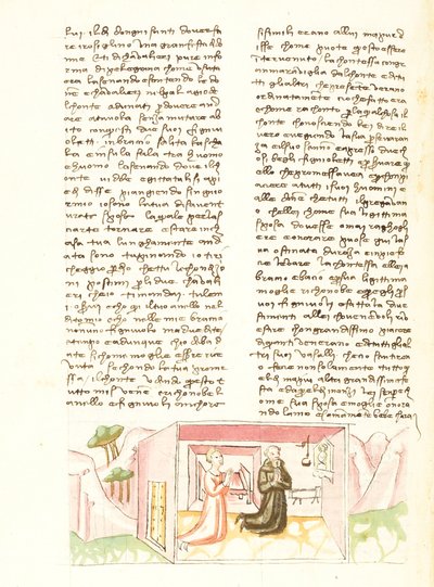 Decamerón, Las joyas indiscretas - Alibech y Rústico rezando , Tercer día, cuento 10. de Giovanni Boccaccio
