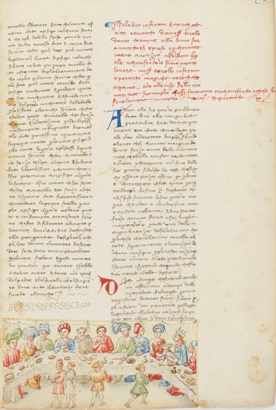 Decamerón, Regreso por aire; Torello di Stra y Adalieta se reencuentran, Décimo día, relato 9. de Giovanni Boccaccio