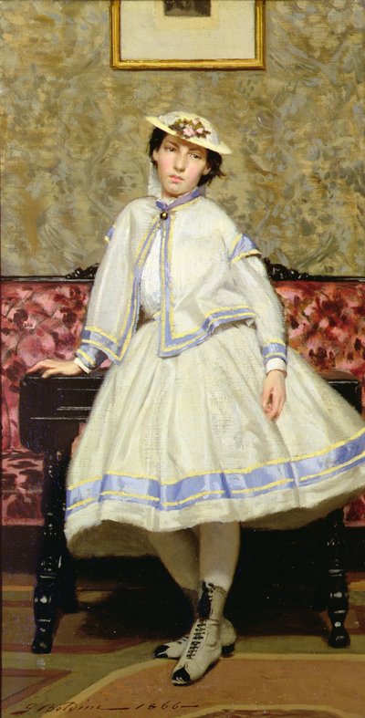 Alaide vestida de blanco de Giovanni Boldini