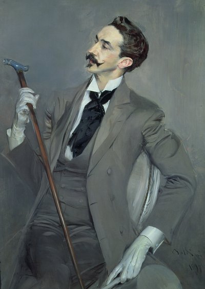 Conde Robert de Montesquiou (1855-1921) 1897 de Giovanni Boldini