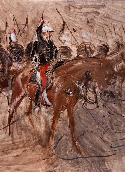 Dragones a caballo de Giovanni Boldini