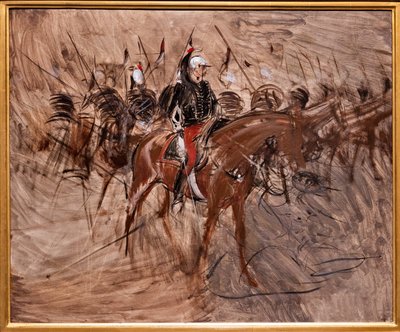 Dragones a caballo de Giovanni Boldini