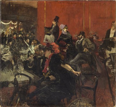 Escena de banquete, c. 1889 de Giovanni Boldini
