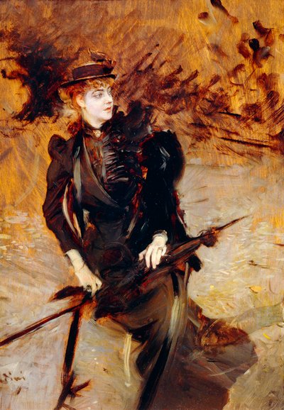 Retrato femenino, por Giovanni Boldini de Giovanni Boldini