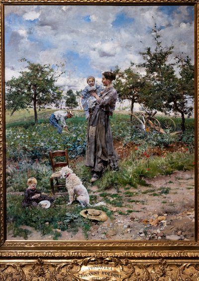 En el campo (La primavera) de Giovanni Boldini