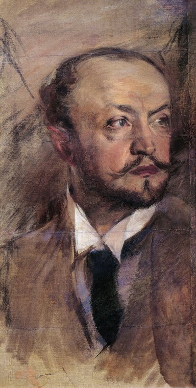 Italia, Florencia, Autorretrato en Montorsoli de Giovanni Boldini