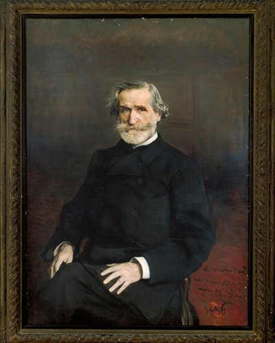 Retrato del compositor italiano Giuseppe Verdi de Giovanni Boldini