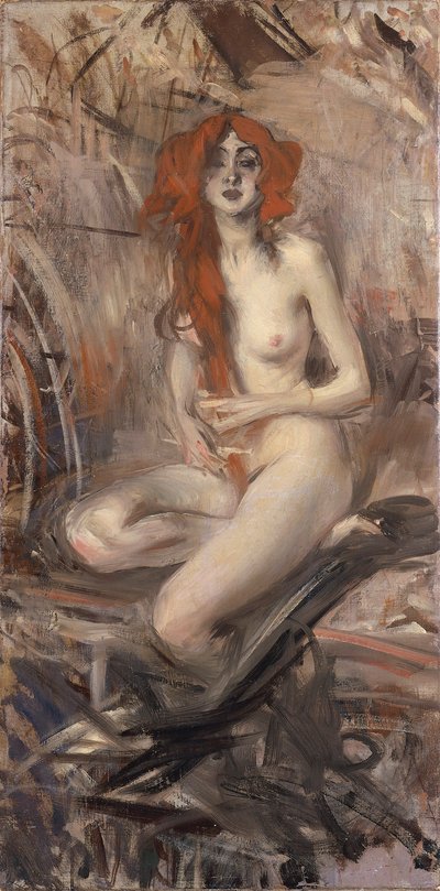 Italia, Joven desnudo de Giovanni Boldini