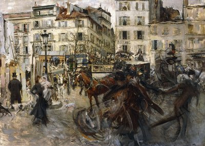La Place Pigalle, 1874 de Giovanni Boldini