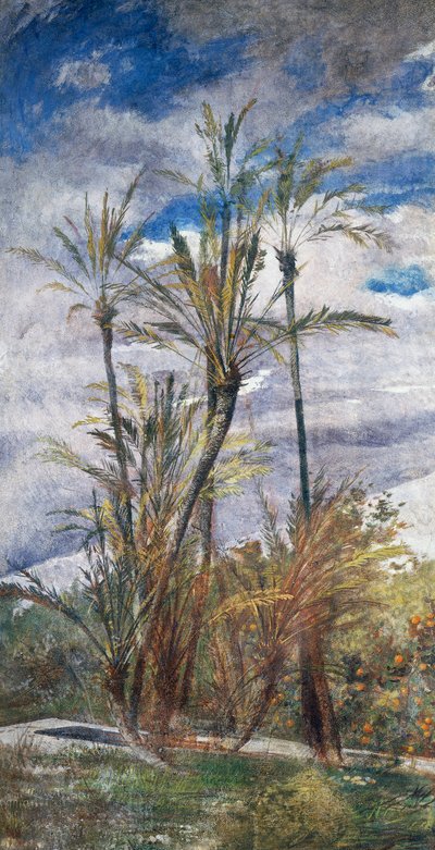 Palmeras y naranjos de Giovanni Boldini