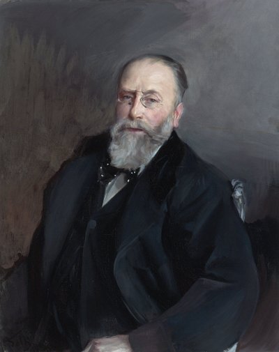 Retrato de Edmond de Rothschild (1845-1934) banquero, filántropo y coleccionista francés de Giovanni Boldini