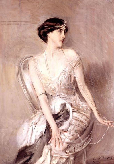 Retrato de Genevieve Lantelme, c. 1907 (pintura) de Giovanni Boldini