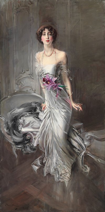 Retrato de Madame Eugene Doyen, 1910 de Giovanni Boldini