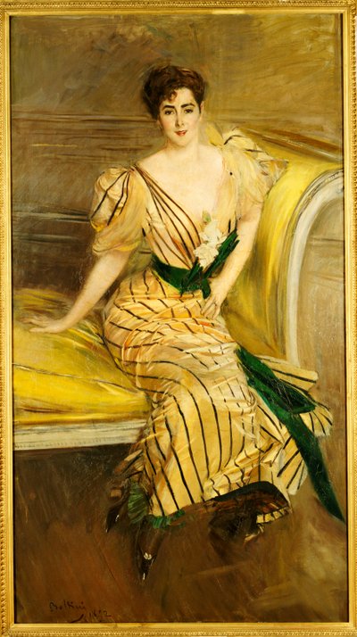 Retrato de Madame Josephina Alvear de Errazuriz, 1892 de Giovanni Boldini