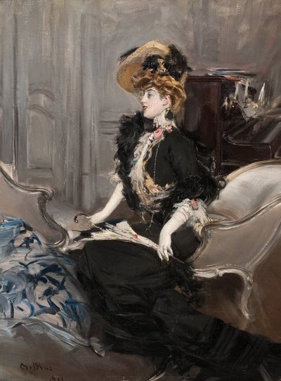 Retrato de Mme. R.L., 1901 de Giovanni Boldini