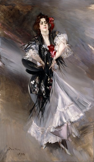 Retrato de Anita de la Feria, la bailarina española, 1900 de Giovanni Boldini