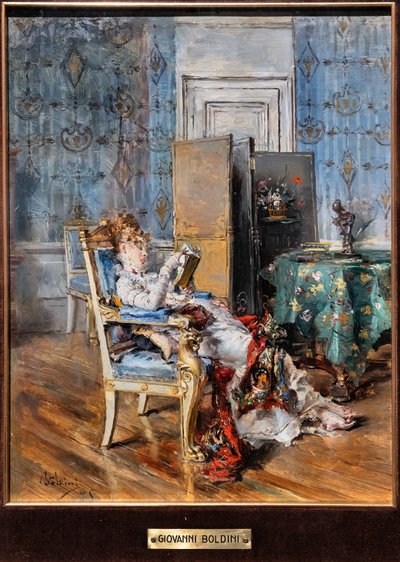 Mujer lectora de Giovanni Boldini