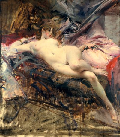 Desnudo reclinado de Giovanni Boldini
