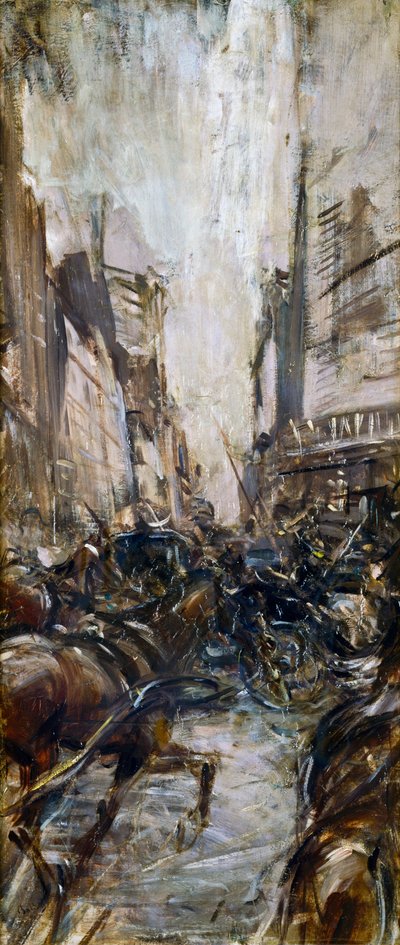 Calle en París de Giovanni Boldini